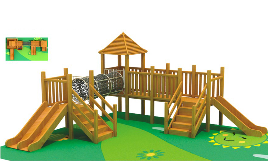 木制滑梯YH-9Z13A. 木制滑梯YH-9Z13A.