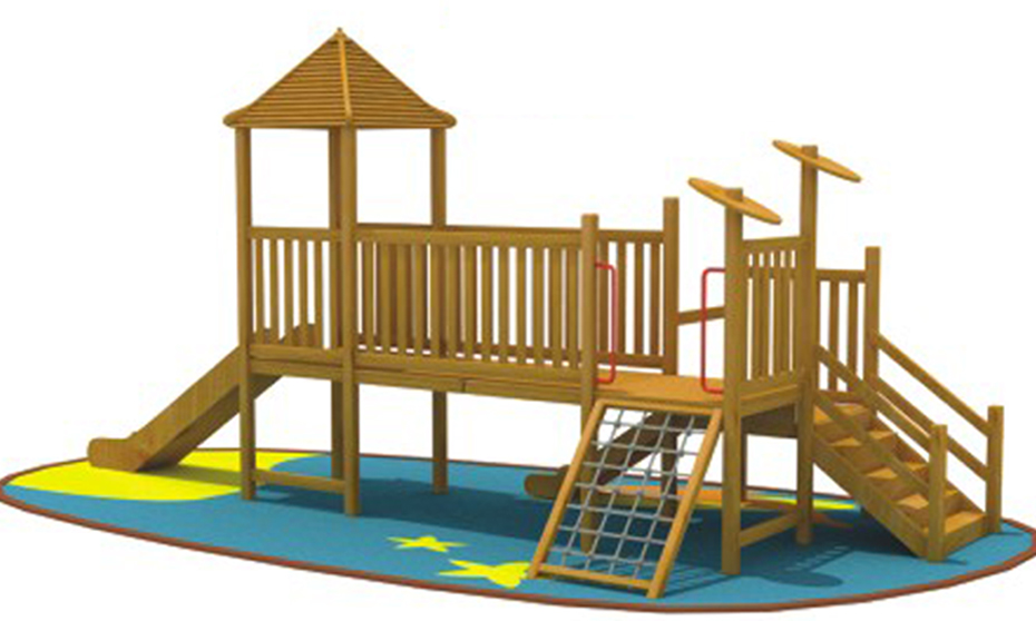 木制滑梯YH-9Z15A 木制滑梯YH-9Z15A