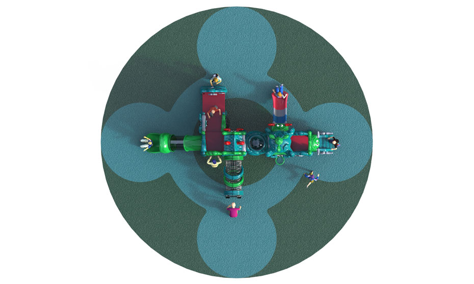 兒童滑梯魔法飛屋系列YH-2A06A..