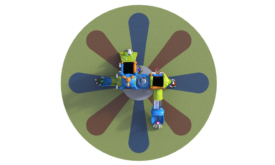 兒童滑梯魔法飛屋系列YH-2A12A..