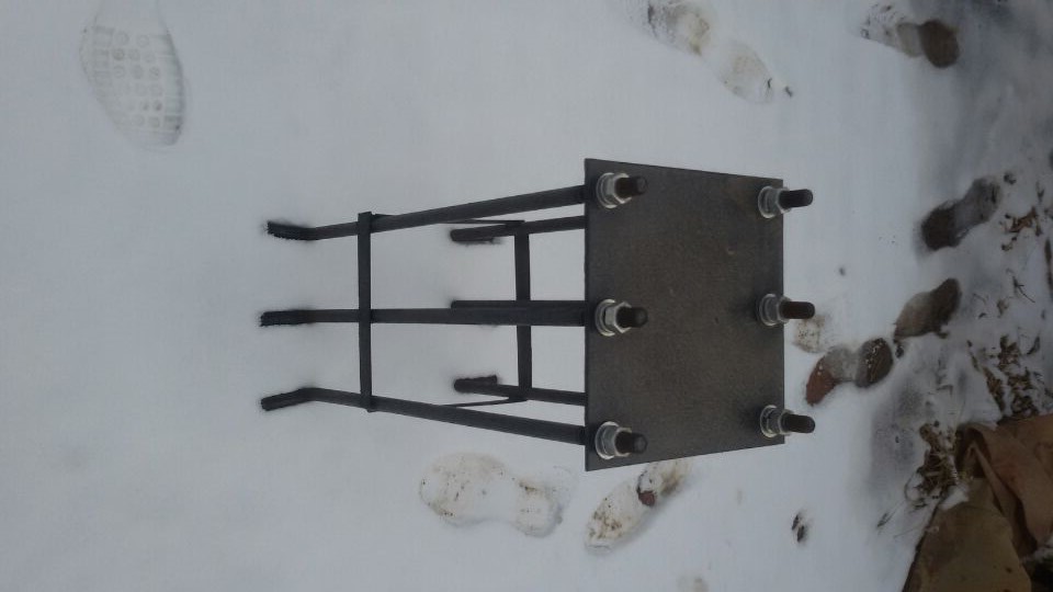 地埋籃球架預(yù)埋件（方管，圓管）