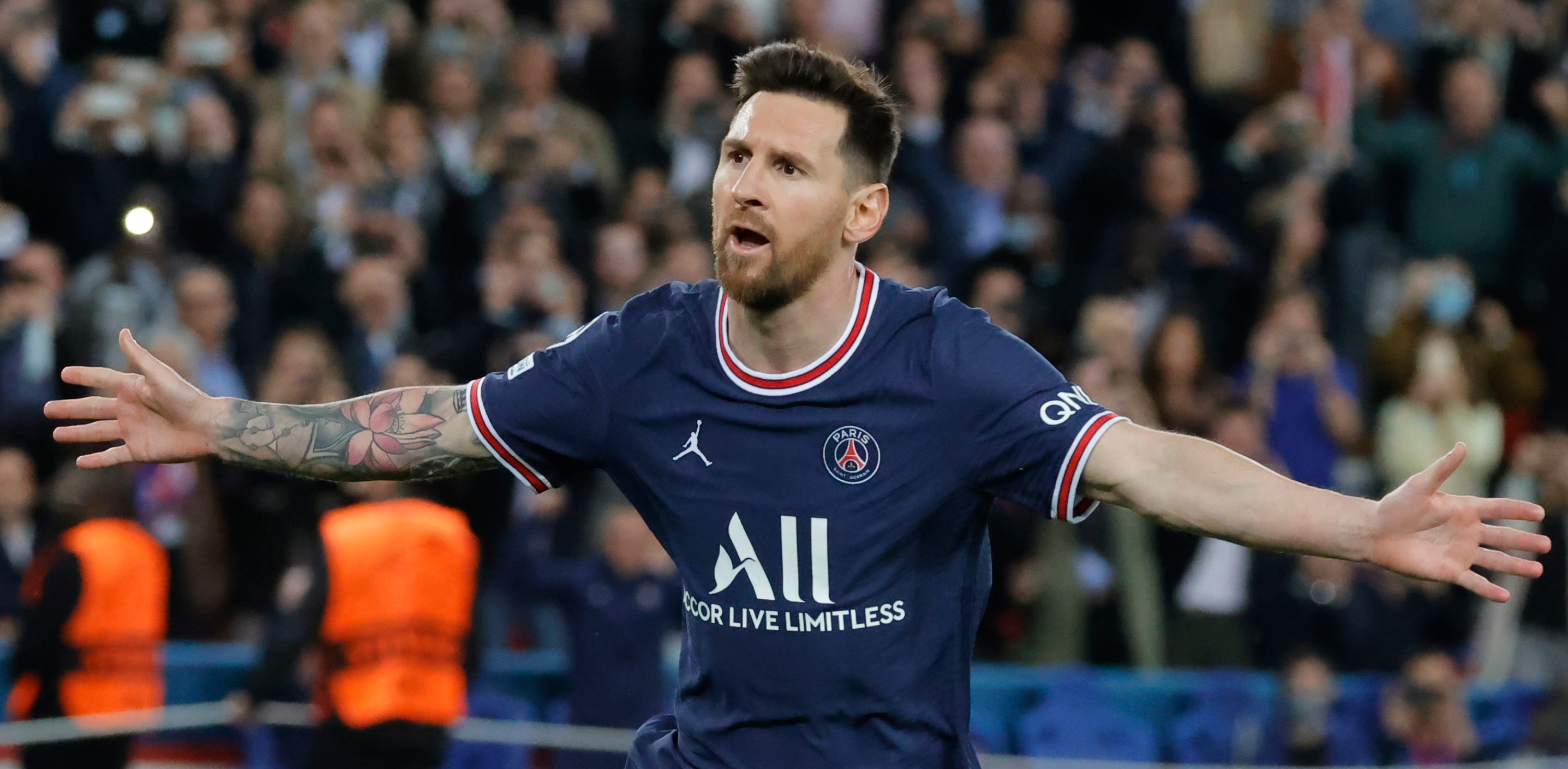 第34次！梅西歐冠雙響次數(shù)僅次于C羅