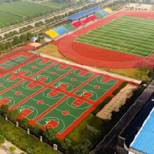 華展體育 北京塑膠跑道價格 北京塑膠跑道廠家 新國標(biāo)塑膠跑道  混合型塑膠跑道 透氣型塑膠跑道 操場塑膠跑道