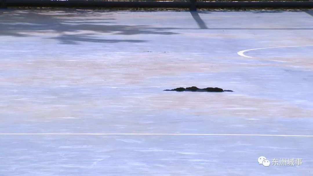 籃球場塑膠地面破裂修復(fù)