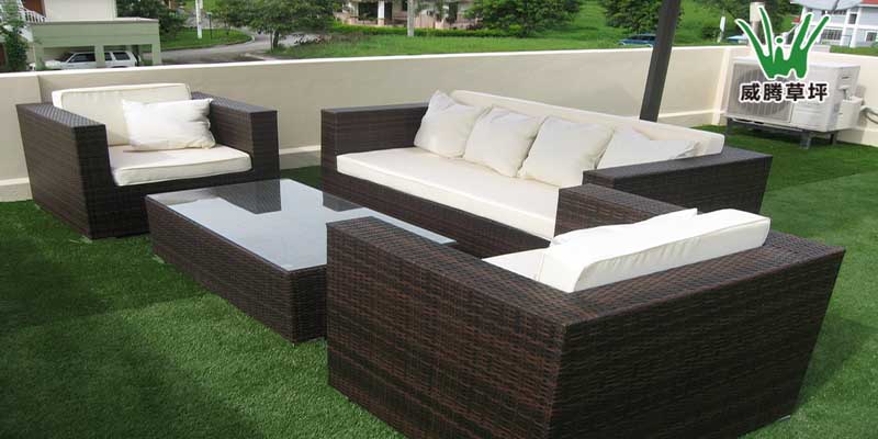 陽(yáng)臺(tái)綠化人造草坪