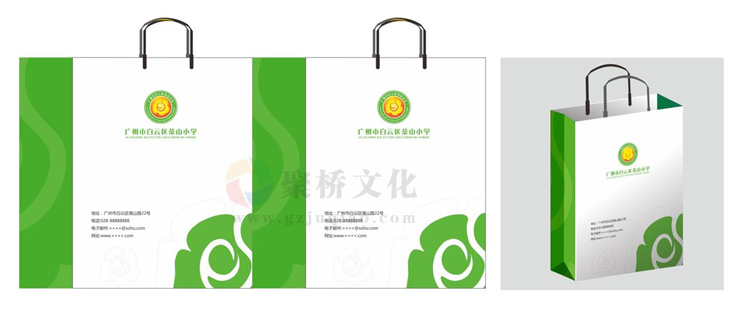 品牌學校vi系統(tǒng)袋子設計 品牌學校vi系統(tǒng)袋子設計