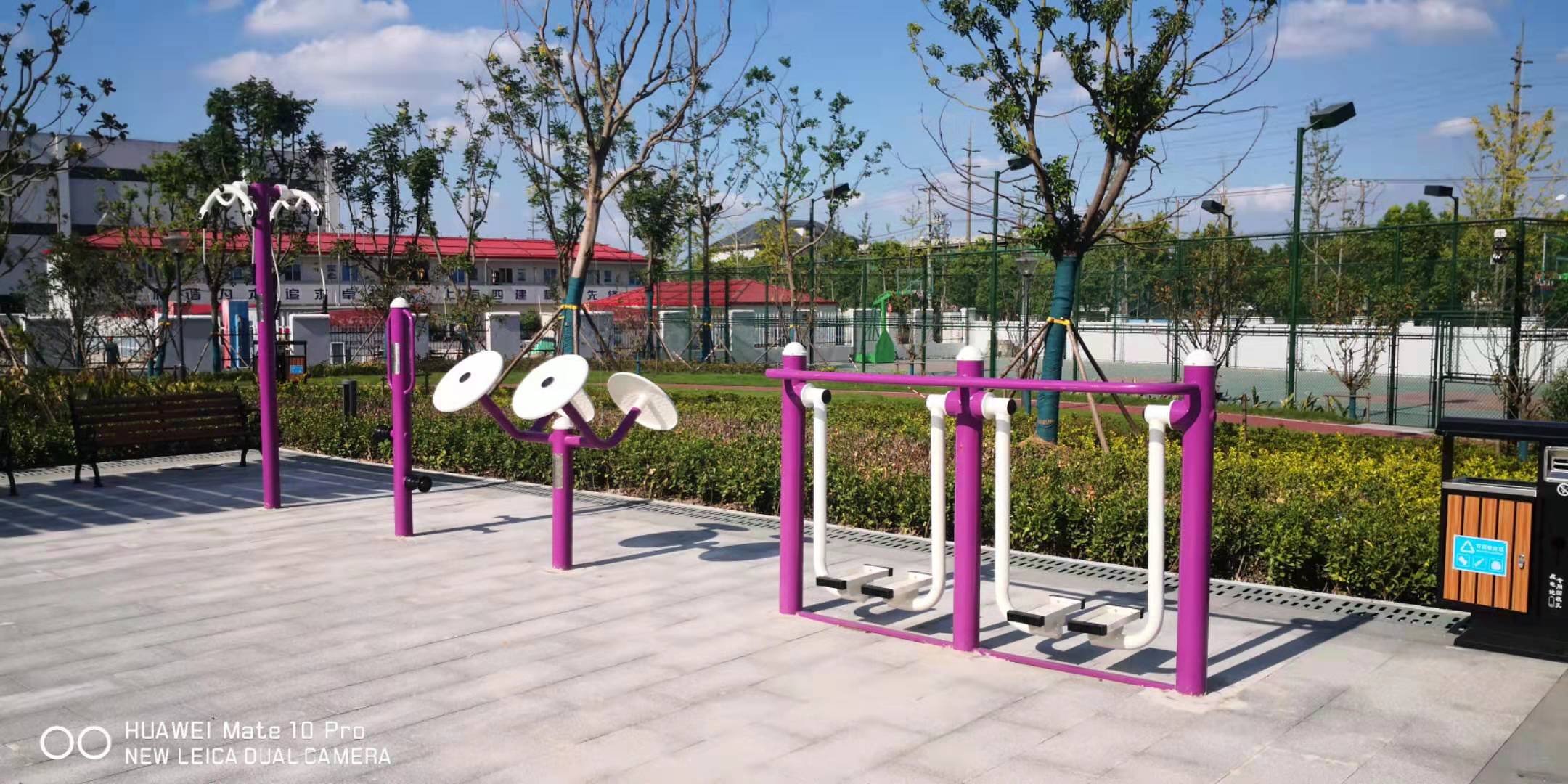 華漕鎮(zhèn)趙家村固廢綠地健身點