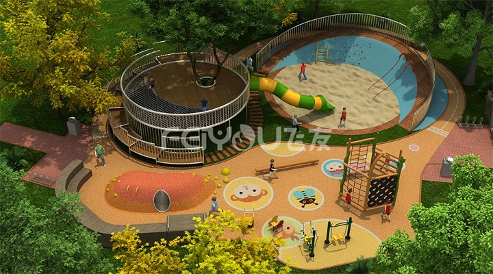 南方組合滑梯設(shè)計(jì)風(fēng)格多變