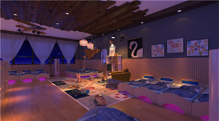 南方幼兒園室內(nèi)整體設(shè)計(jì):現(xiàn)代幼兒園寢室 南方幼兒園室內(nèi)整體設(shè)計(jì):現(xiàn)代幼兒園寢室