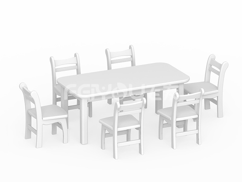 高密度中纖板材質(zhì)兒童長方桌-006