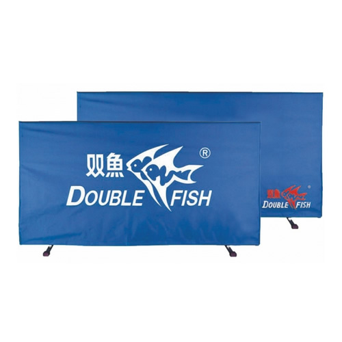 雙魚乒乓球藍(lán)色布套擋板