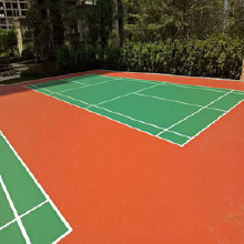 貴州凱里塑膠硅PU球場 4mm彈性球場 直銷塑膠球場材料 凱里塑膠硅pu