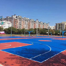 供應 劍橋體育球場 運動場地坪材料 硅pu球場 彩色球場地面、運動場地施工、籃球場材料、硅PU球場地面材料