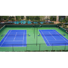 順強(qiáng) 定制 塑膠籃球場 塑膠網(wǎng)球場施工 硅PU籃球場 丙烯酸球場