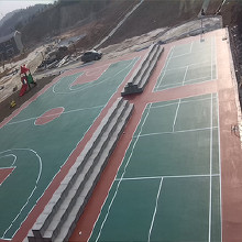 懸浮拼裝地板 場地鋪設(shè)器材 塑膠跑道材料生產(chǎn)廠家-湖南優(yōu)冠體育材料有限公司，塑膠跑道，塑膠球場