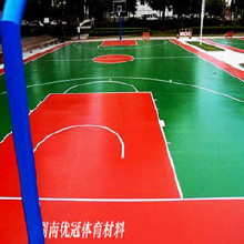 帝彩慧 安徽耐磨水性硅pu球場(chǎng) 高塑膠籃球場(chǎng)施工材料 翻新改造