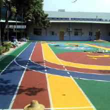 利達供應(yīng)水性硅PU ，水性丙烯酸材料、塑膠跑道，EPDM 材料廠家湖北武漢球場材料銷售施工一體，湖北材料廠家