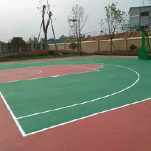 河南地坪工程，丙烯酸籃球場操場羽毛球館地坪施工 丙烯酸地坪