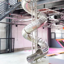 不銹鋼滑梯廠家滑梯組合大型滑梯旋轉滑梯高空螺旋滑梯龍旋風滑梯個性定制