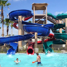 皇潮 水上滑梯 大型水滑梯滑梯設備 水上游樂設備 沖天回旋滑梯 游樂設施