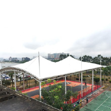 膜結(jié)構(gòu)體育設施  張拉膜球場棚 公司